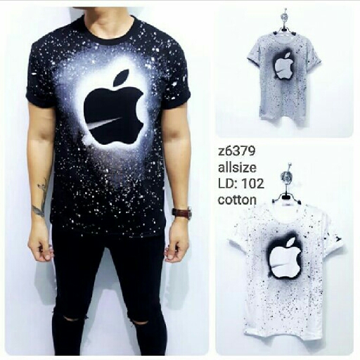 T-Shirt Black Apple 