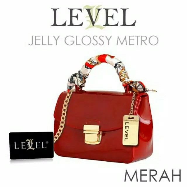 TAS JELLY METROPOLIS  GLOSSY tanpa syal