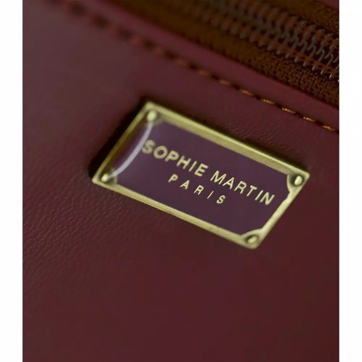 TAS SELEMPANG WANITA SOPHIE MARTIN CHESS T3701B7 MAROON KULIT PREMIUM  5