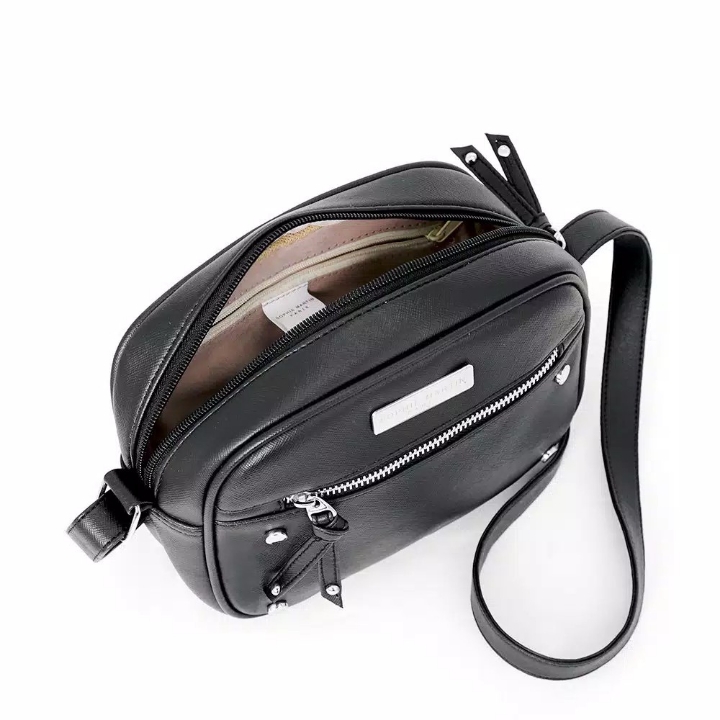 TAS SELEMPANG WANITA SOPHIE MARTIN IMPORT HITAM 2