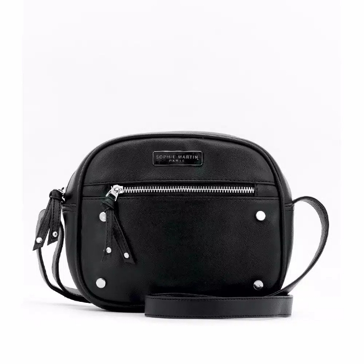 TAS SELEMPANG WANITA SOPHIE MARTIN IMPORT HITAM 3