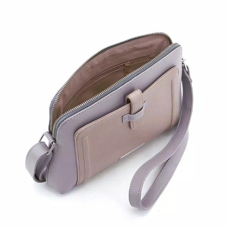 TAS SELEMPANG WANITA SOPHIE MARTIN KECIL KULIT OSSERVARE T4425G3 MURAH 2