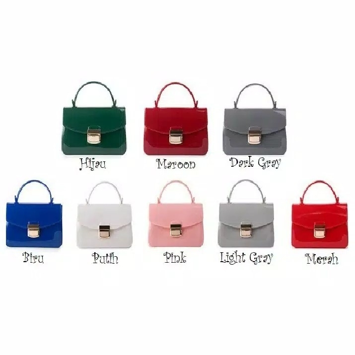 TAS WANITA KELLY JELLY SMALL SIZE FYG-1014 TAS JELLY TAS FASHION WANIT 3
