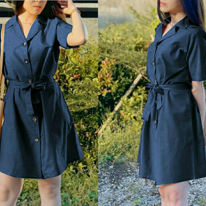 TEEN DRESS NAVY