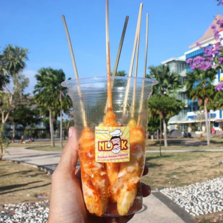 TELOR GULUNG ORIGINAL PEDAS PER TUSUK 3