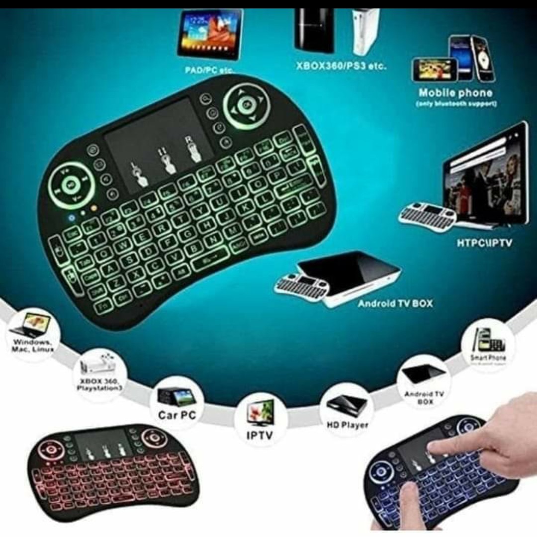 TERLARIS KEYBOARD Wireless mini Plus Touchpad Harga Merakyat