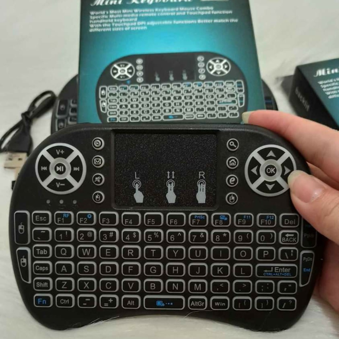 TERLARIS KEYBOARD Wireless mini Plus Touchpad Harga Merakyat 2