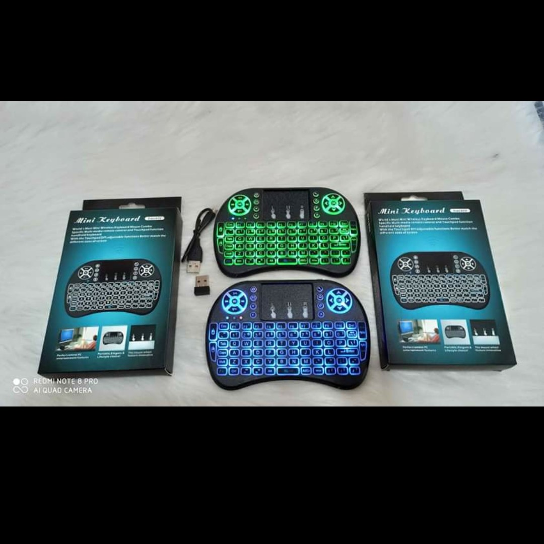 TERLARIS KEYBOARD Wireless mini Plus Touchpad Harga Merakyat 3