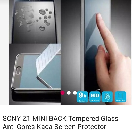 TG Bening Sony Z1 Mini Back