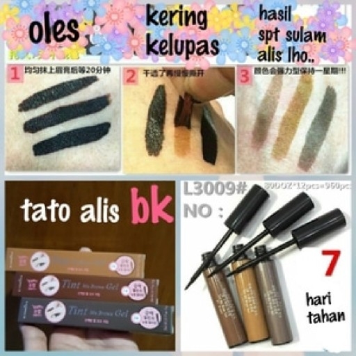 TINT MU BROWS GEL  TATO ALIS KELUPAS ORIGINAL LANMEIJIA