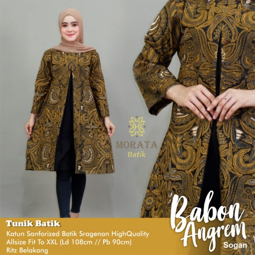 TUNIK BATIK BABON ANGREM