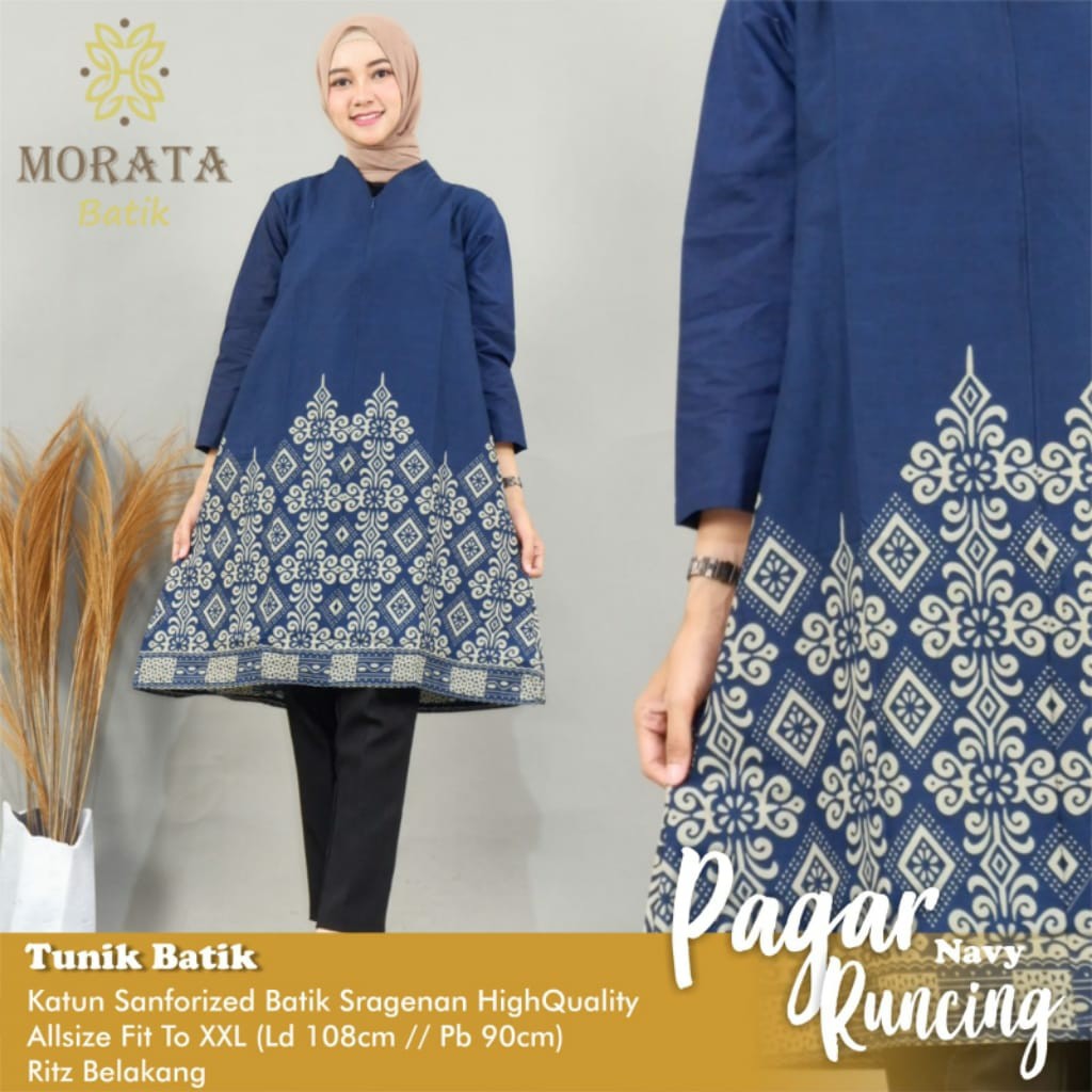 TUNIK BATIK PAGAR RUNCING