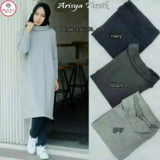 TUNIK TURTLENECK ARISYA PREMIUM