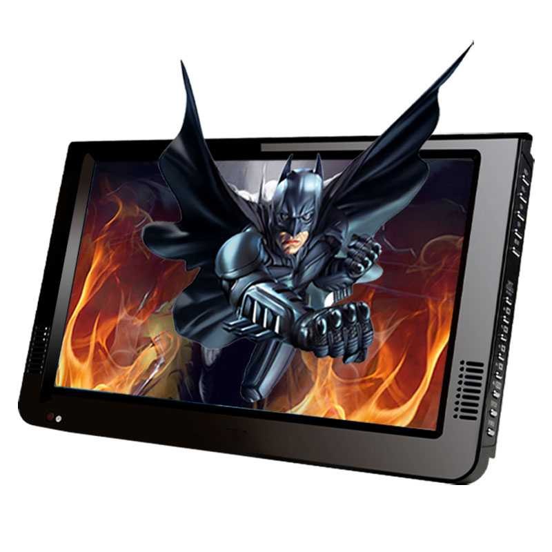 TV Portable ini berukuran 10 inch memiliki fitur lengkap antara lain 3