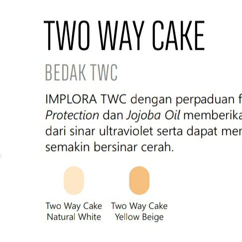 TWO WAY CAKE IMPLORA 2