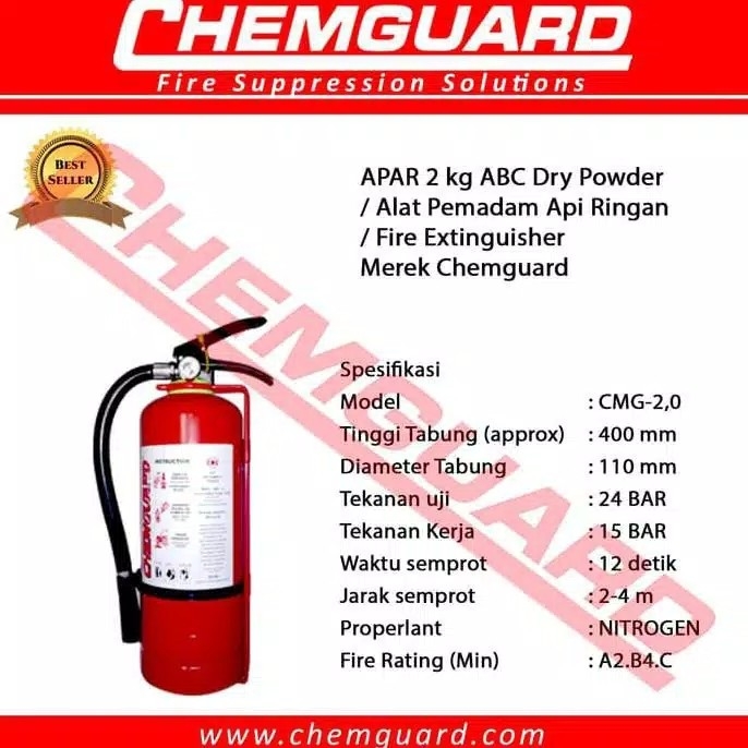 Tabung Chemguard Isi Powder 2kg