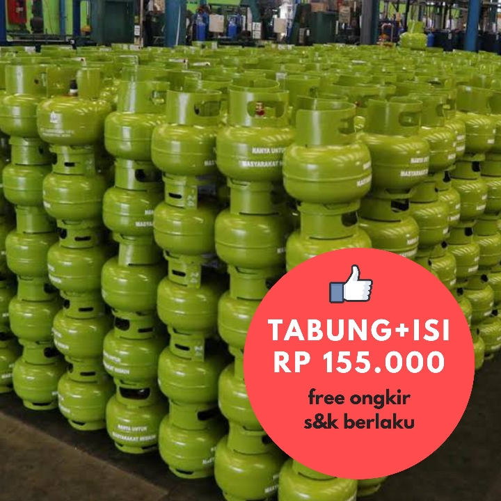 Tabung Dan Gas Elpiji 3kg