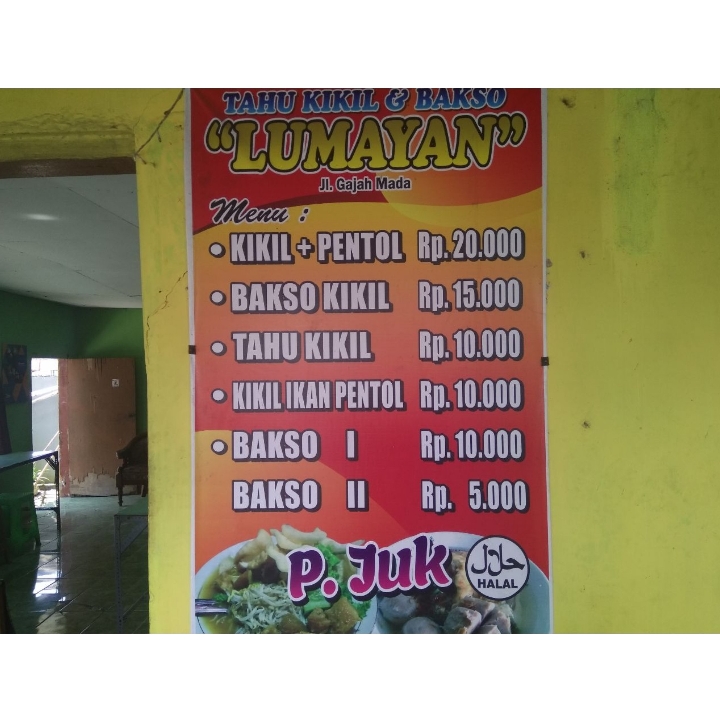 Tahu Kikil dan Bakso Pak Juk - Toga 3