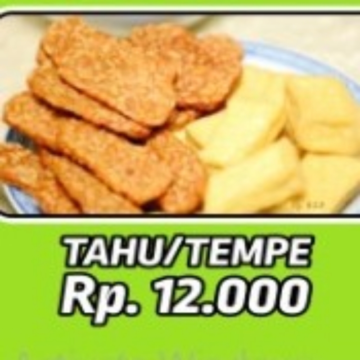 Nasi Tempe Tahu Goreng