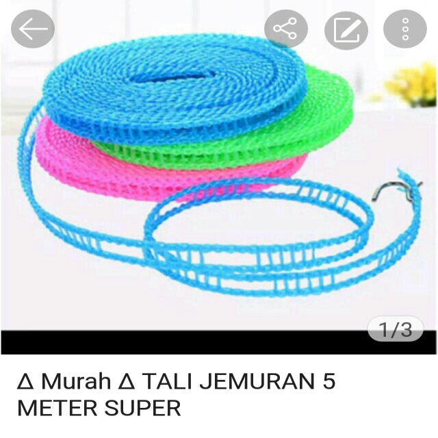 Tali Jemuran Super 5 Meter