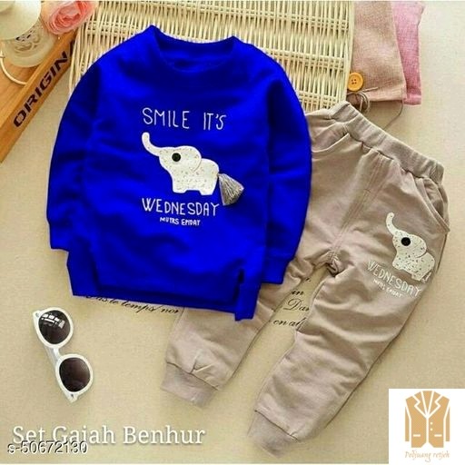 Tampan Menawan Set Atasan  BawahanBottom Bahan Cotton