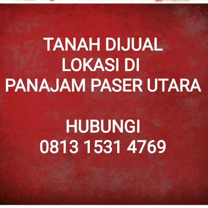 Tanah Dijual