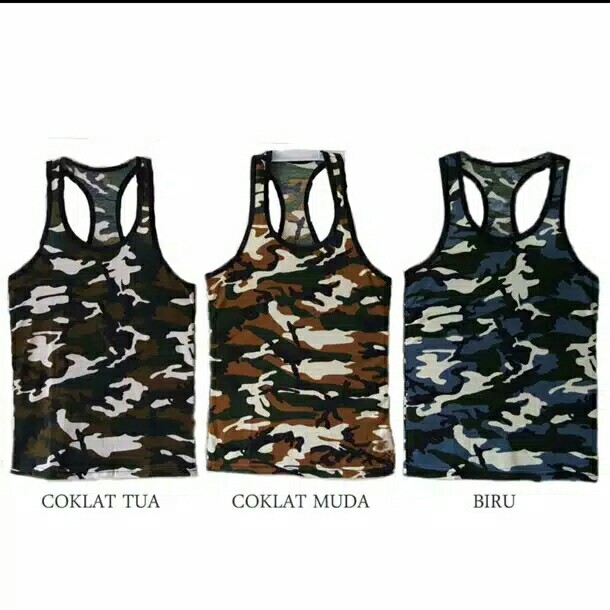 Tanktop Wanita Army 2
