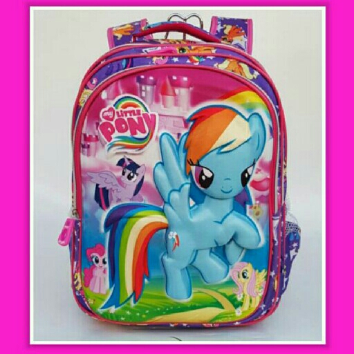 Tas Anak Karakter Pony 3D 