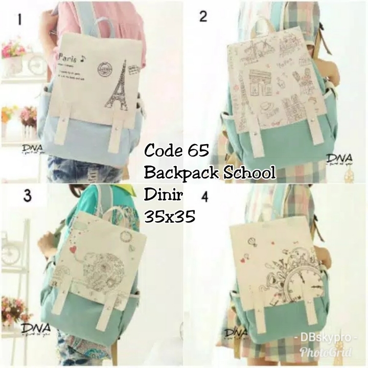 Tas Backpack School