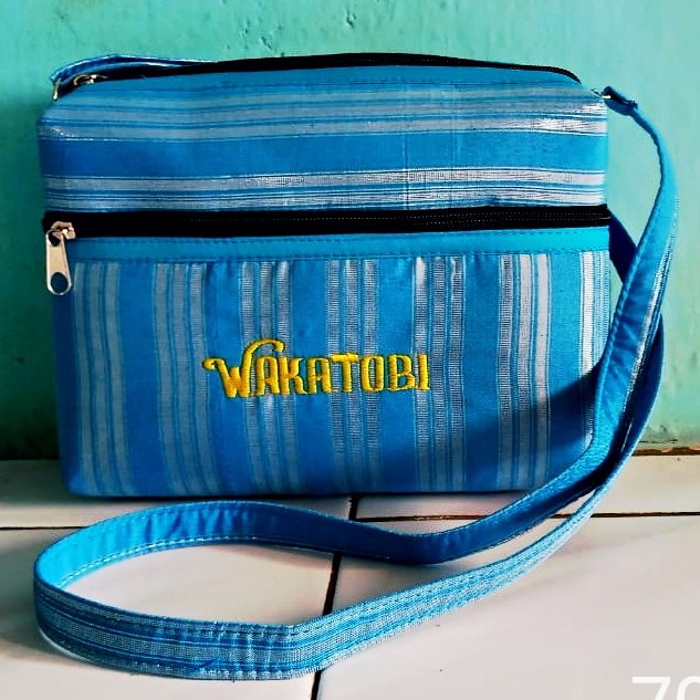 Tas Motif Leja Biru