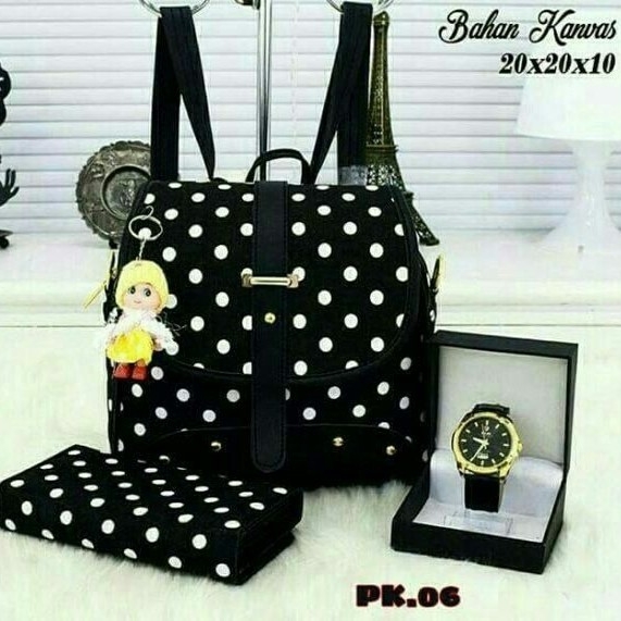 Tas Paket Polkadot 06