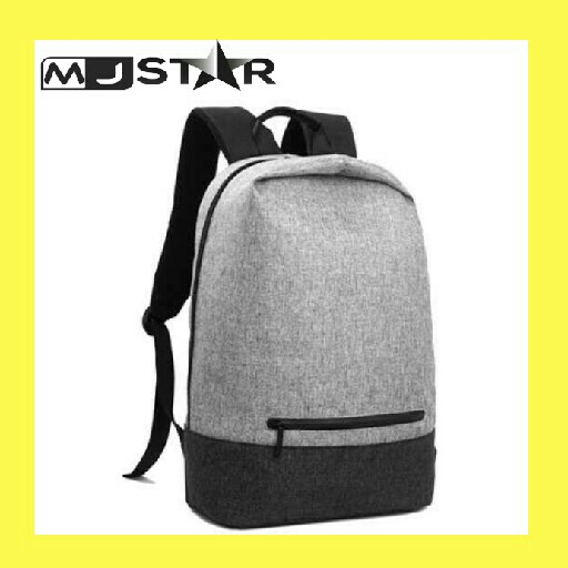 Tas Ransel Laptop Grey-Black