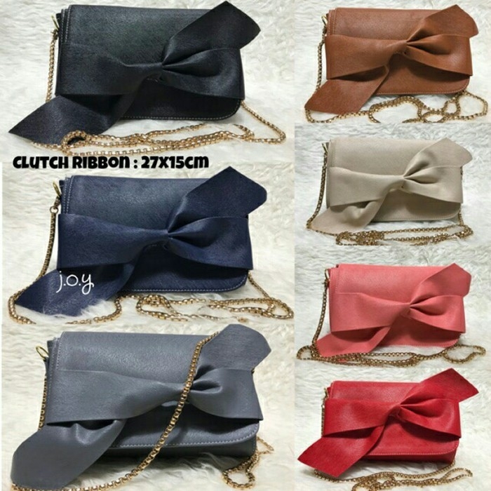 Tas SB Pita Clutch Ribbon