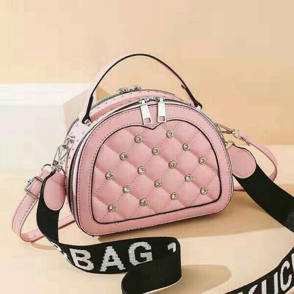 Tas Selempang Elegan Wanita Pink