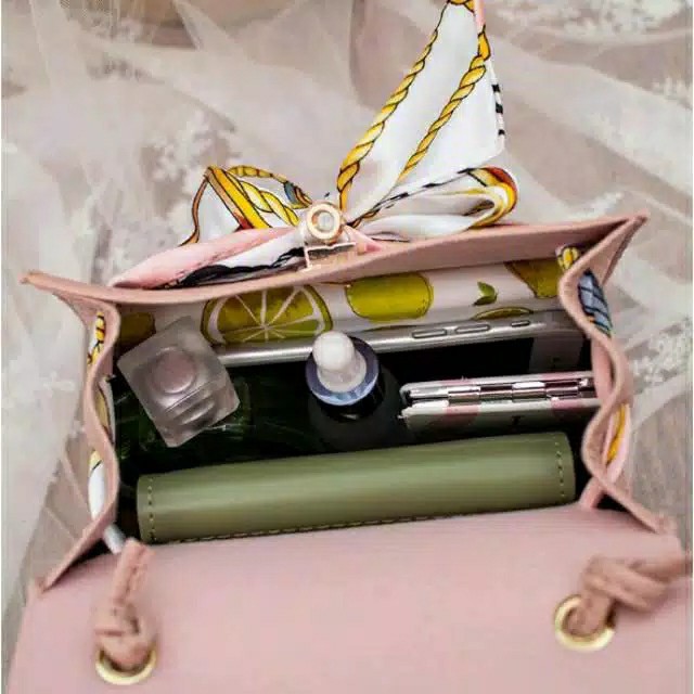 Tas Selempang Mini Hand Bag Pita 2