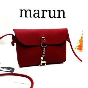 Tas Slingbag Rusa - maroon