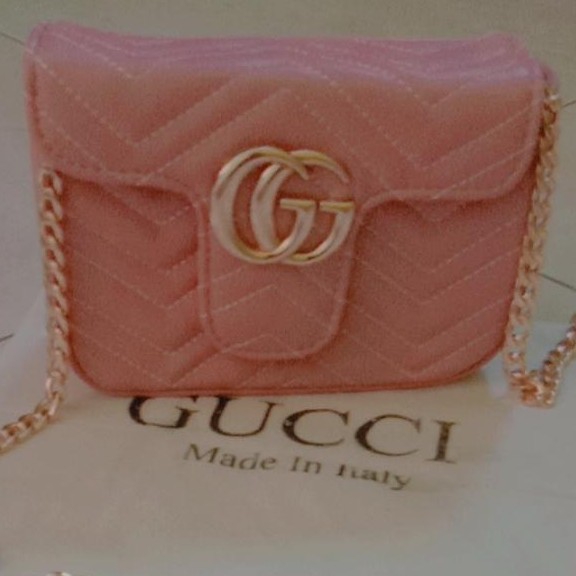Tas Wanita Gucci Baby Marmont super Mini Branded Murah