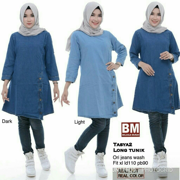 TASYA TUNIK JEANS LIGHT 