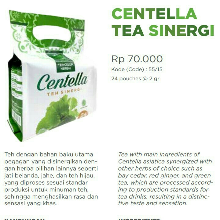 Teh Centella Sinergi