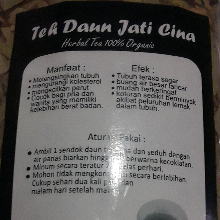 Teh Daun Jaticina