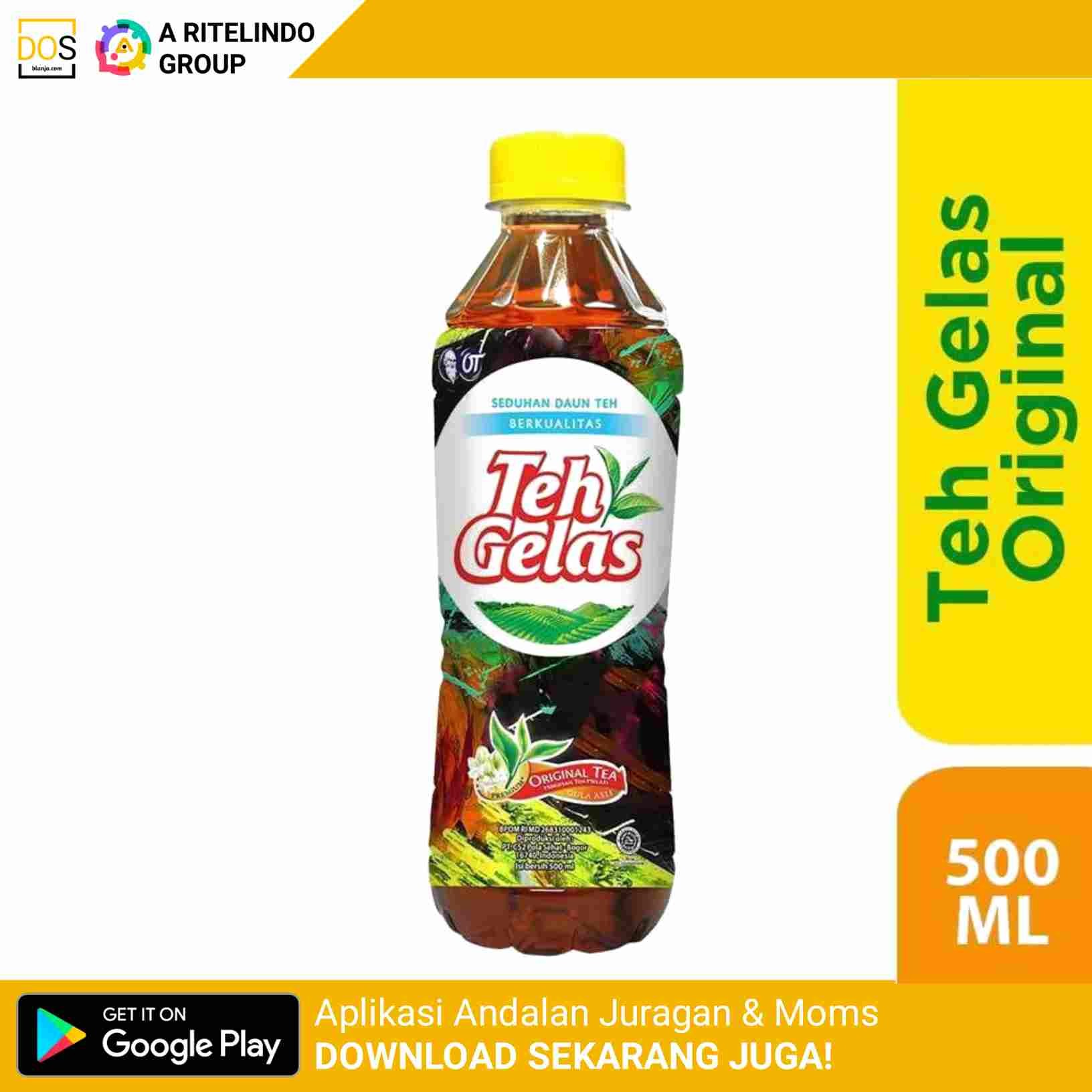 Teh Gelas Botol 500 Ml Kemasan Karton