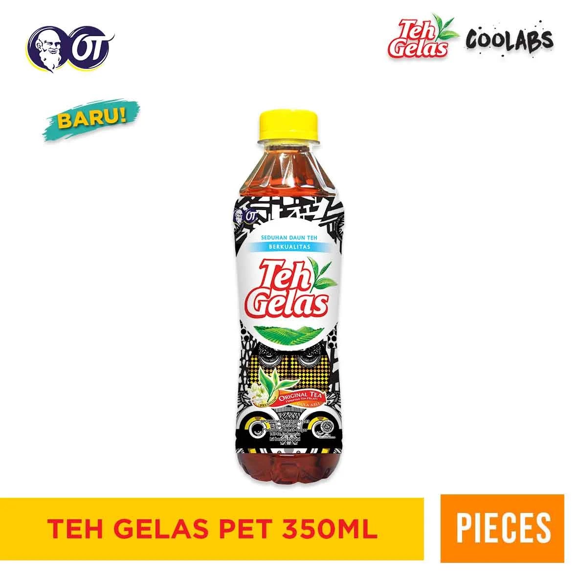 Teh Gelas Pet 350ml