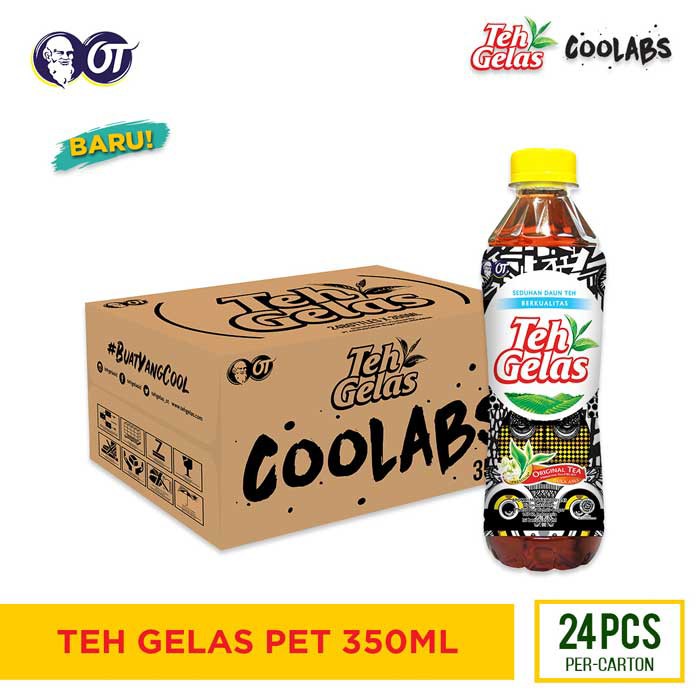 Teh Gelas Pet 350ml 2