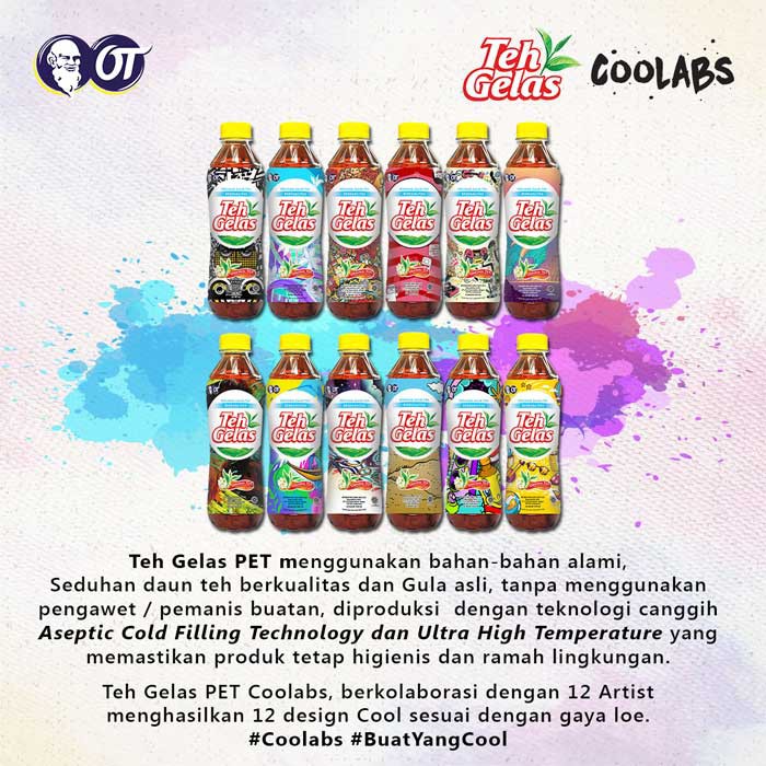 Teh Gelas Pet 350ml 3