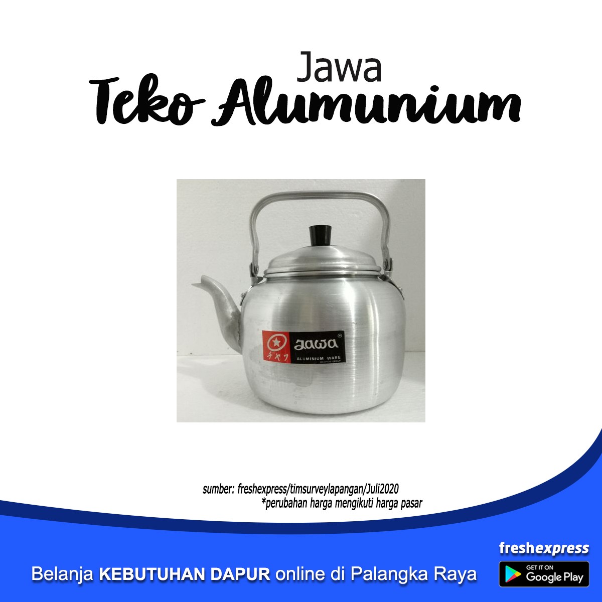 Teko Alumunium Jawa No 16