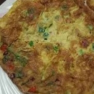 Telor Dadar Sawi Pedas