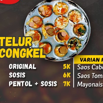 Telur Congkel Sosis