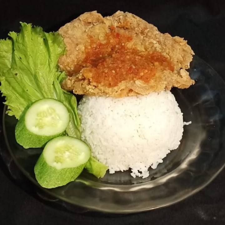 Telur Geprek Nasi Selera