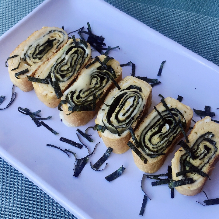 Telur Gulung Mozarella Nori