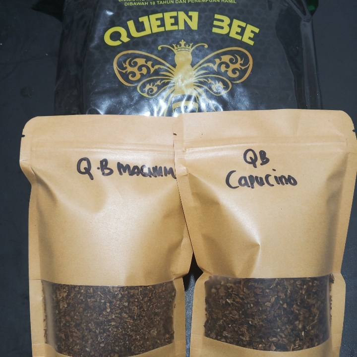 Tembakau Queen Bee Kemasan Repack 100 Gram 